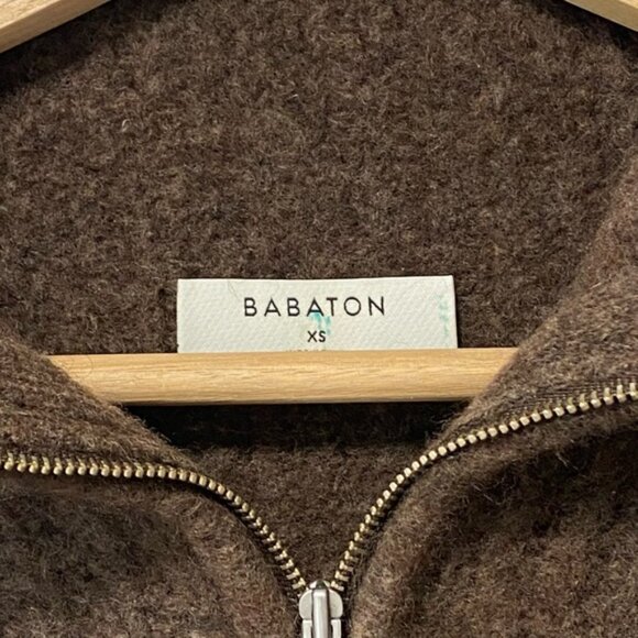 Aritzia Babaton Charter Sweater Chocolate Brown size XS - Picture 6 of 6